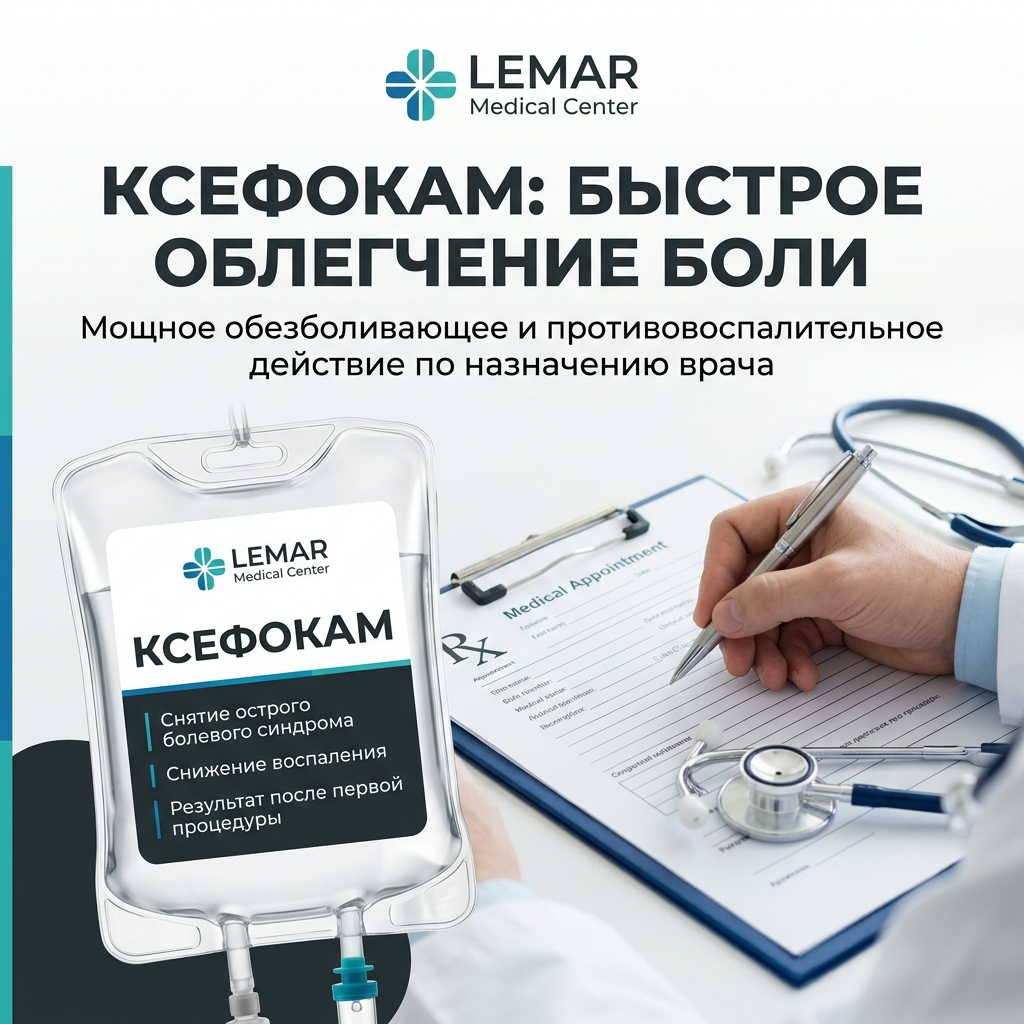 Ксефокам, капельница внутривенно